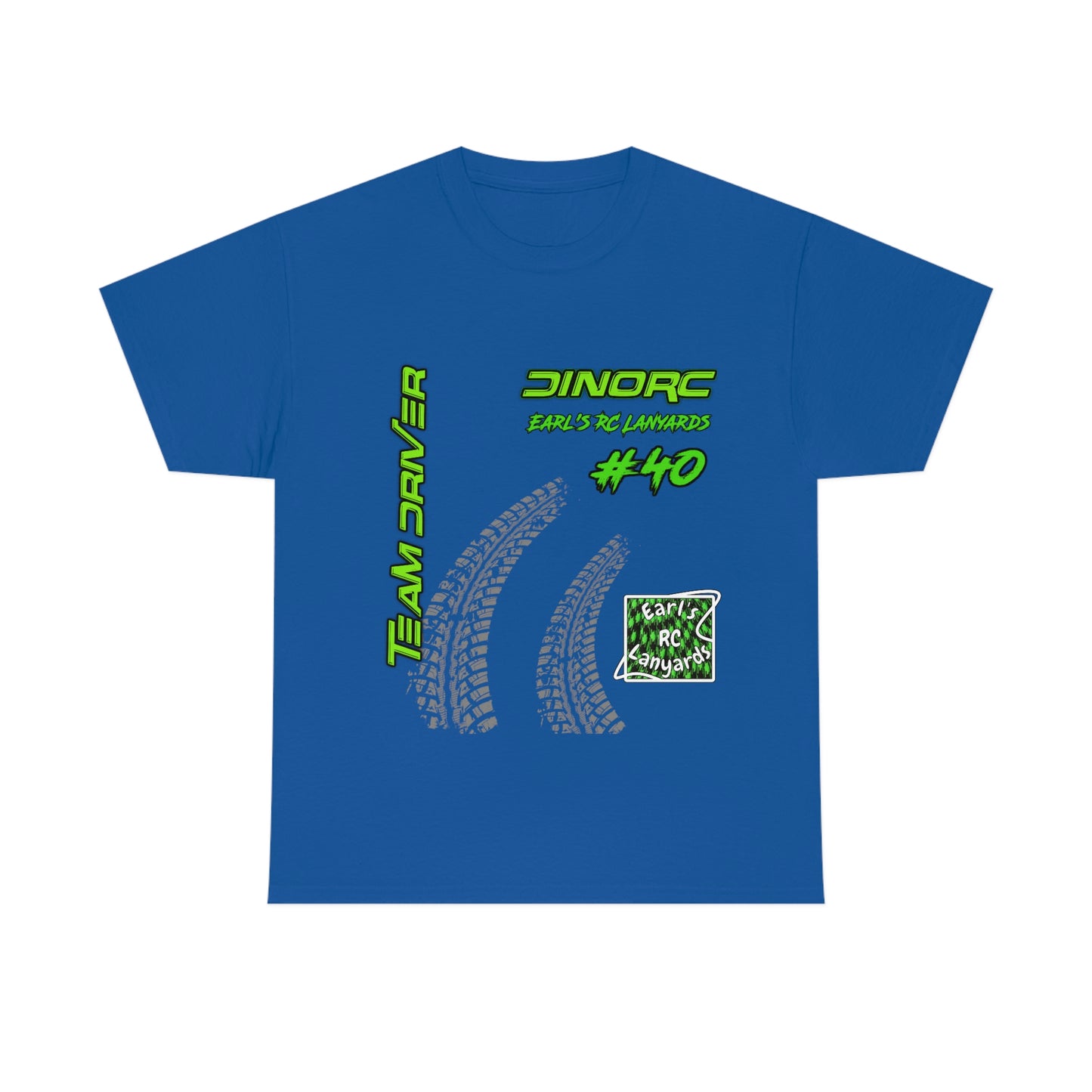 Team Driver Earl's RC Lanyards Front and Back DinoRc Logo T-Shirt S-5x 5 colors