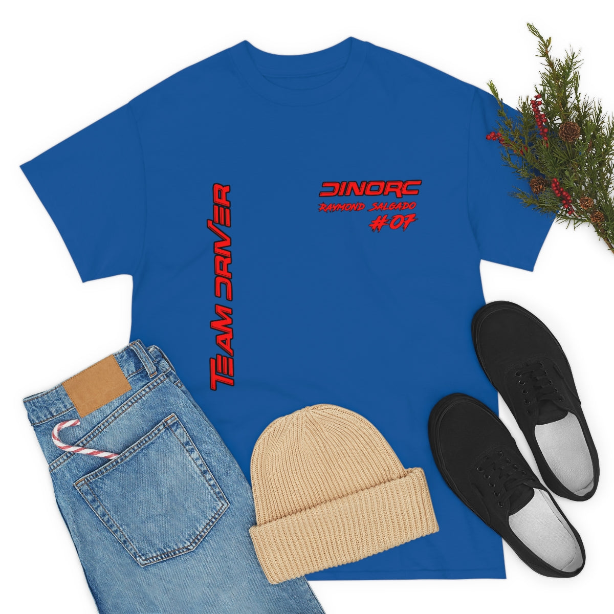 Team Driver Raymond Salgado Front and Back DinoRc Logo T-Shirt S-5x 5 colors