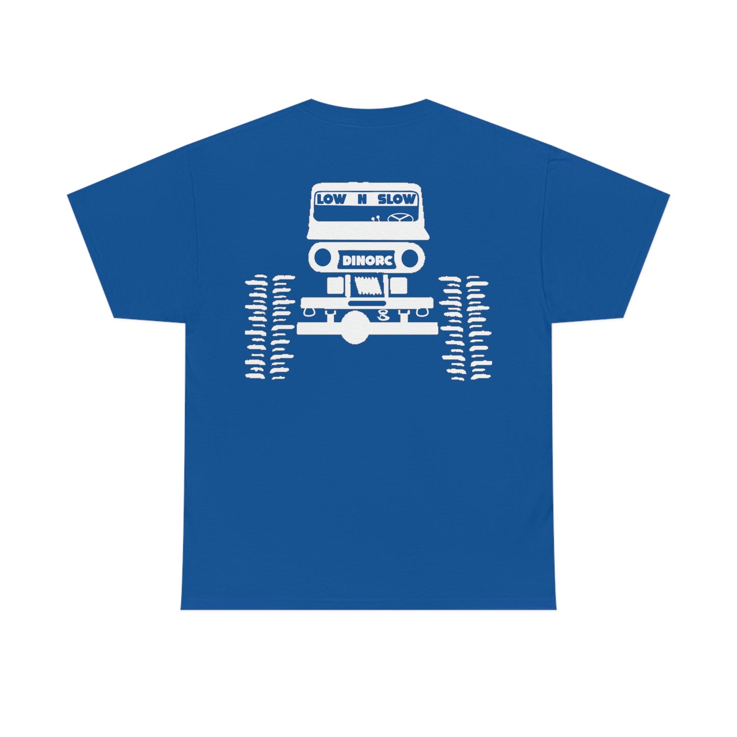 Low N Slow Front Back DinoRc Logo T-Shirt S-5x Black or Blue