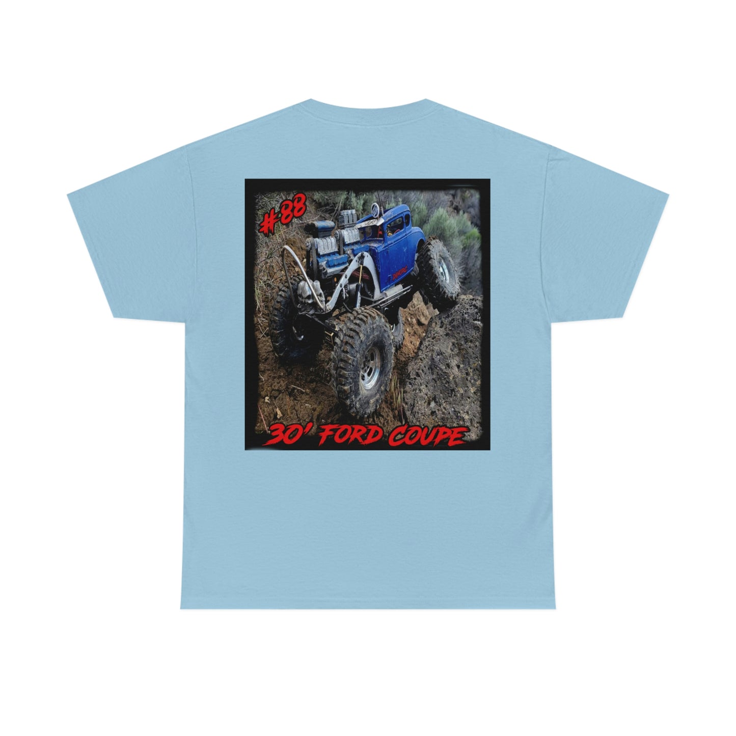 Team Driver Ron Thomas and 30' Ford Coupe Front and Back DinoRc Logo T-Shirt S-5x 5 colors