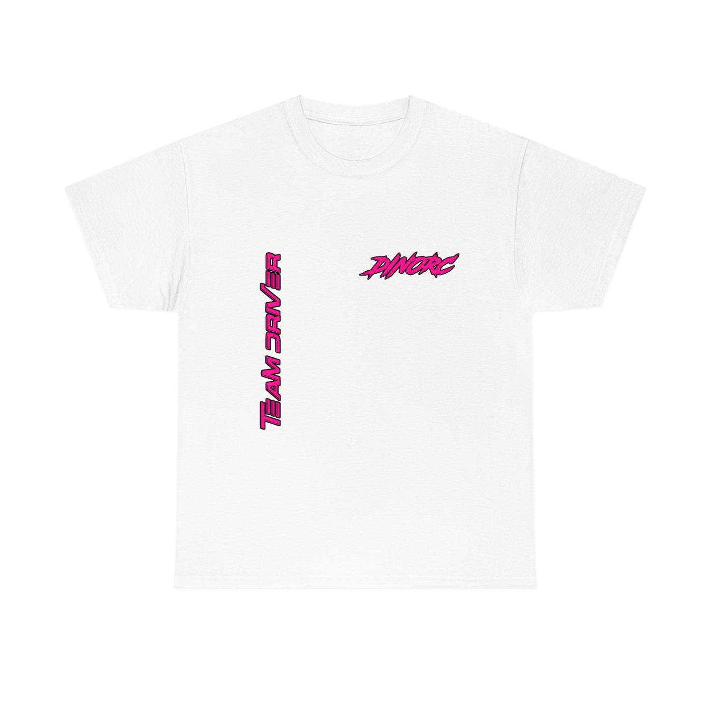 Vertical Team Driver Dino's Divas Front and Back DinoRc Logo T-Shirt S-5x 5 colors