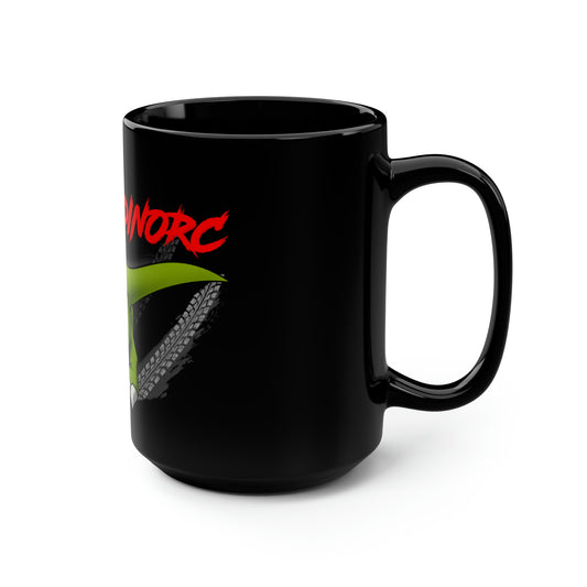 DinoRC Black Coffee Mug, 15oz