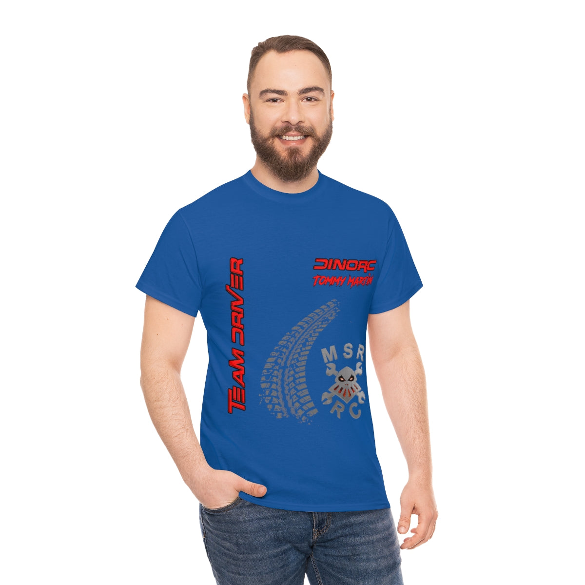 Team Driver Tommy Martin MSR RC Front and Back DinoRc Logo T-Shirt S-5x 5 colors