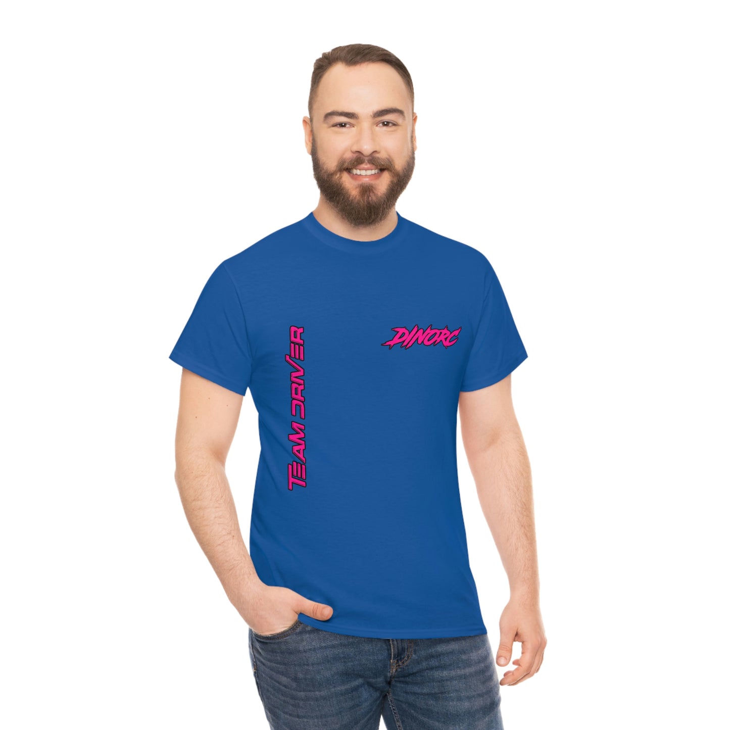 Vertical Team Driver Dino's Divas Front and Back DinoRc Logo T-Shirt S-5x 5 colors