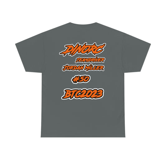 Team Driver Jordan Miller Front and Back DinoRc Logo T-Shirt S-5x 5 colors