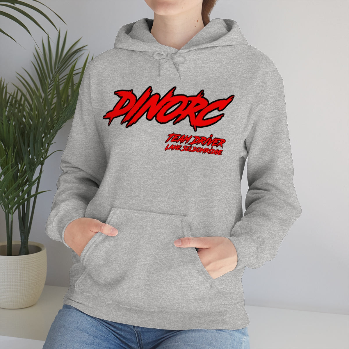 Tean Driver Lane Seldomridge DinoRC Logo Hooded Sweatshirt Heavy Blend™ Hooded Sweatshirt