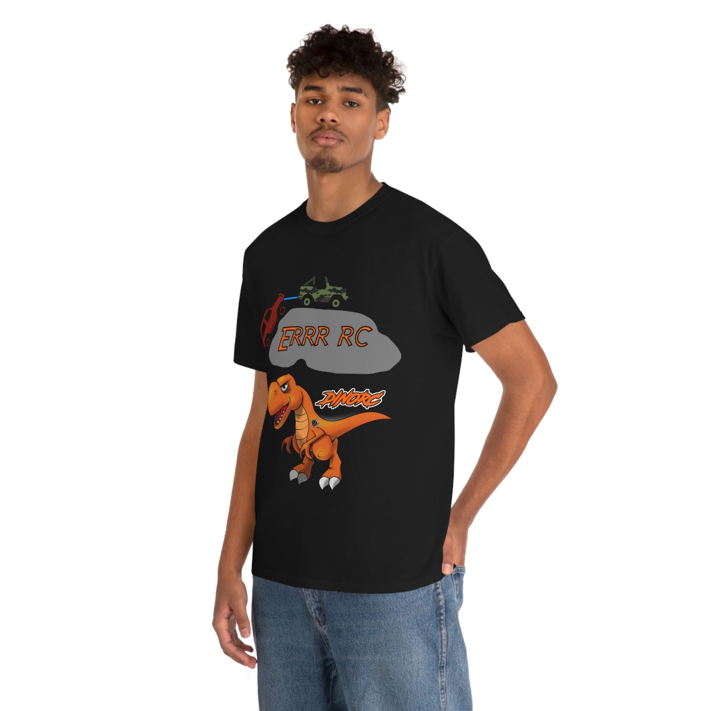 Team Driver Jordan Miller Front and Back DinoRc Logo T-Shirt S-5x 5 colors