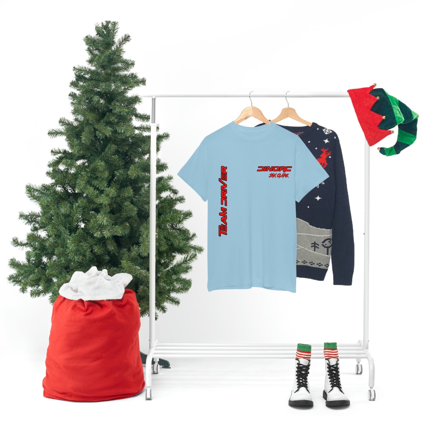 Team Driver Jax Clark Front and Back DinoRc Logo T-Shirt S-5x 5 colors