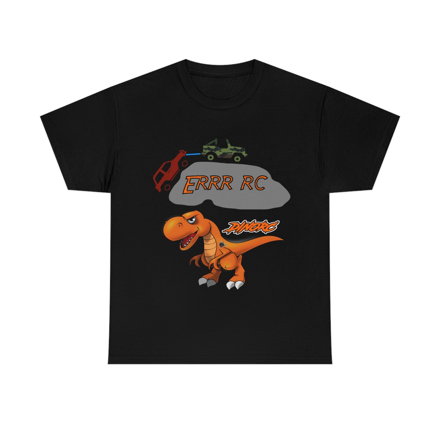Team Driver Jordan Miller Front and Back DinoRc Logo T-Shirt S-5x 5 colors