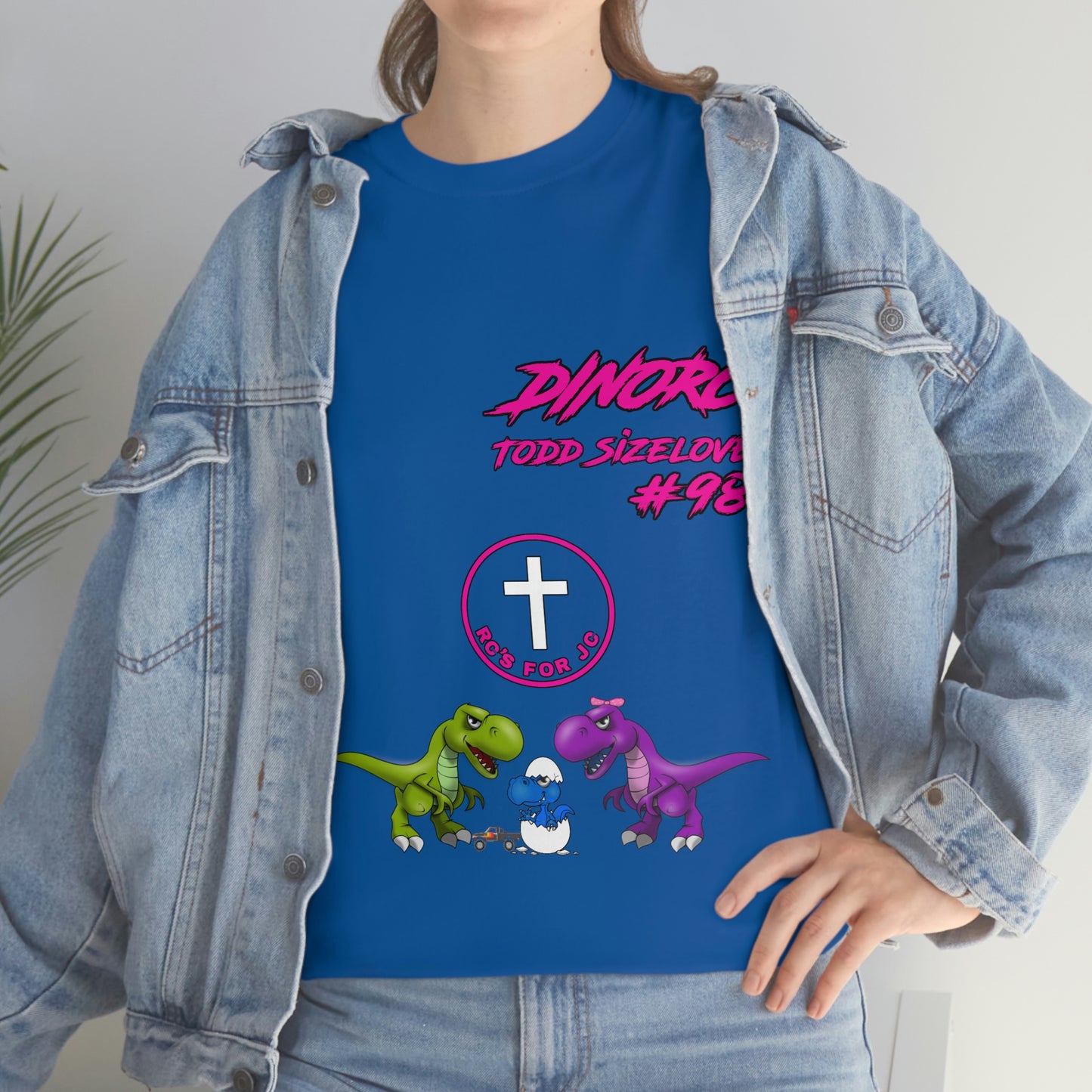 Team Driver Todd Sizelove truck logo Front and Back DinoRc Logo T-Shirt S-5x 5 colors