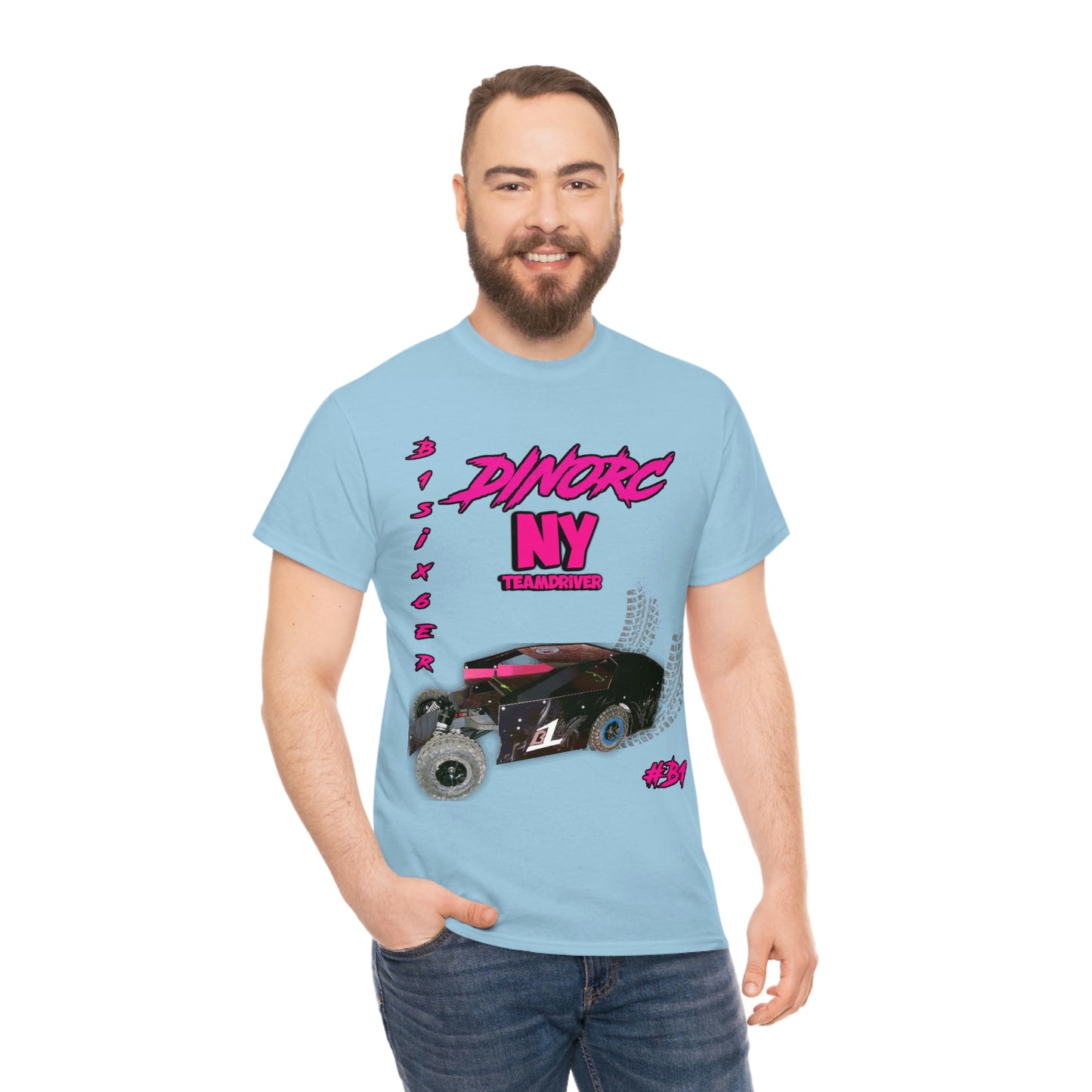 Team Driver Cherry Cherokee Front and Back DinoRc Logo T-Shirt S-5x 5 colors