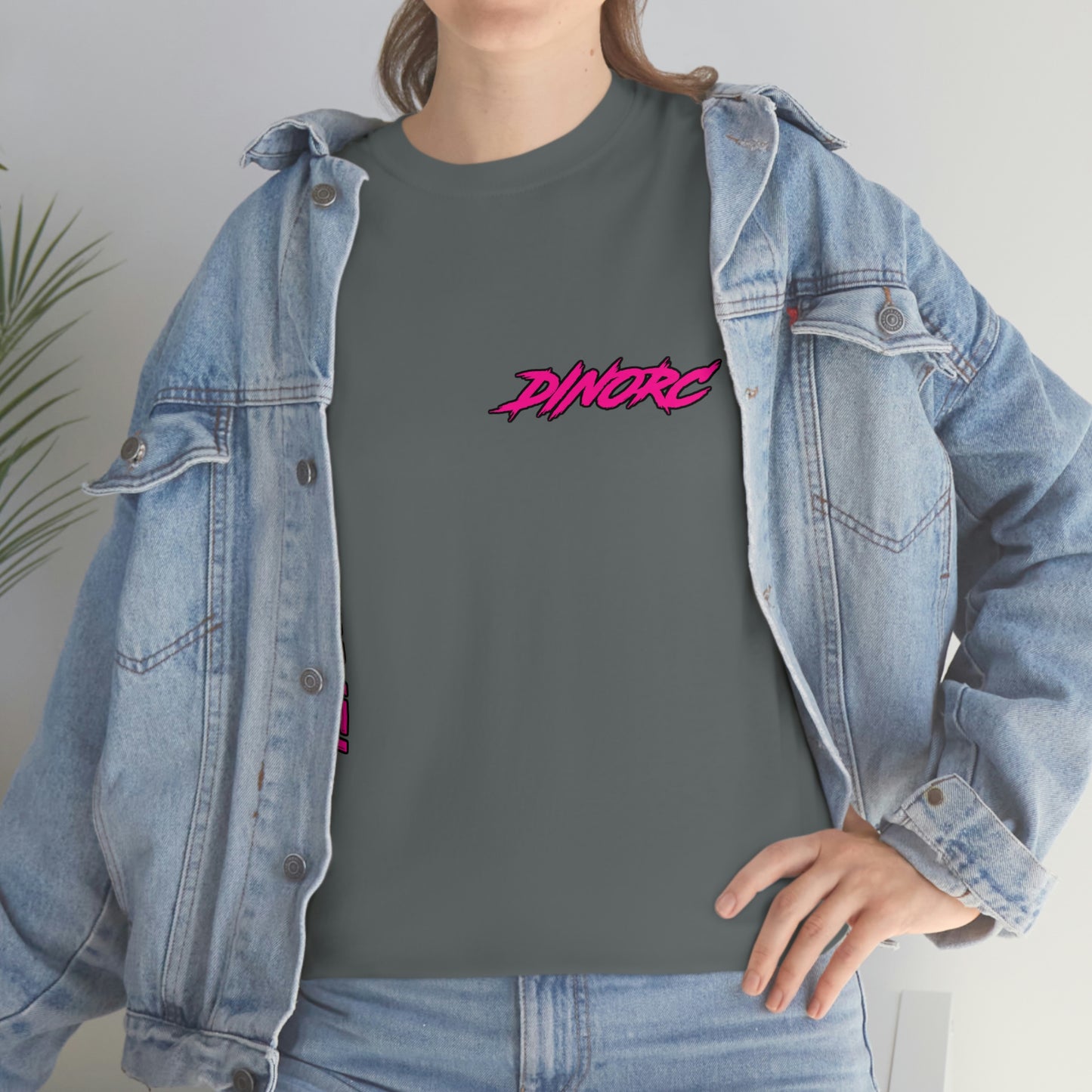 Vertical Team Driver Dino's Divas Front and Back DinoRc Logo T-Shirt S-5x 5 colors