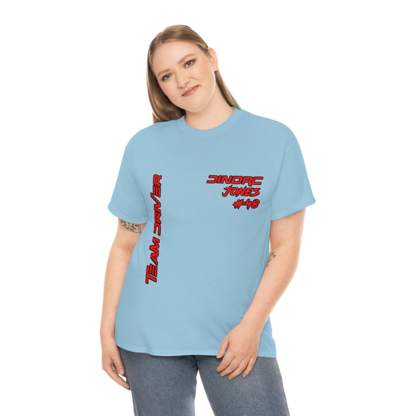 Team Driver Doug Jones Front and Back DinoRc Logo T-Shirt S-5x 5 colors