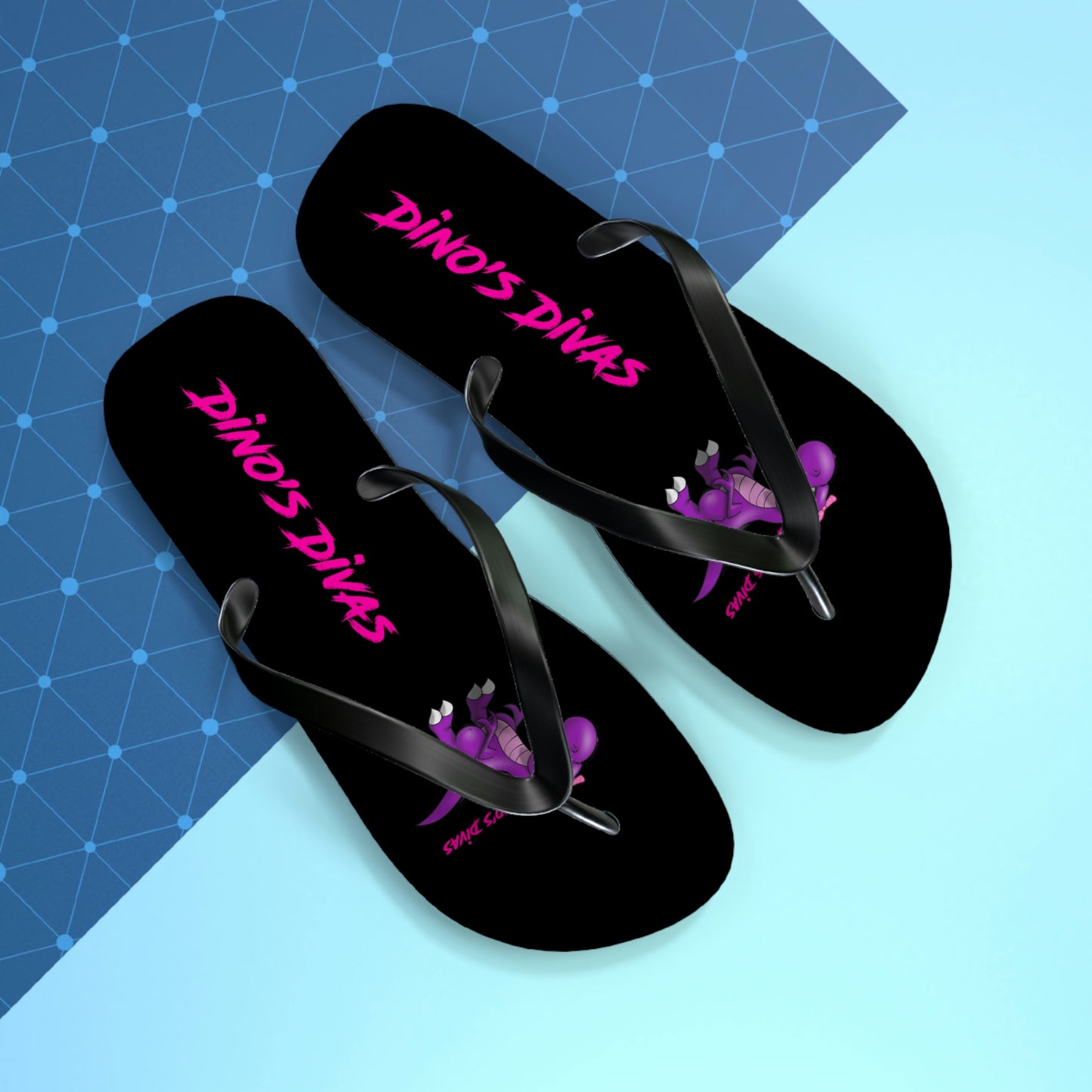 Ladies Dino's Divas Flip Flops
