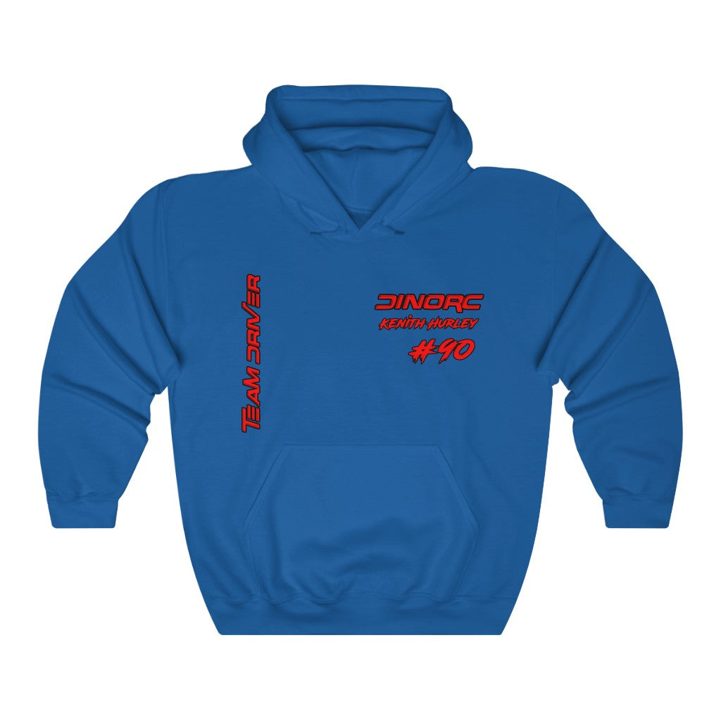 Team Driver Kenith Hurley DinoRC Logo Front Back Heavy Blend™ Hooded Sweatshirt