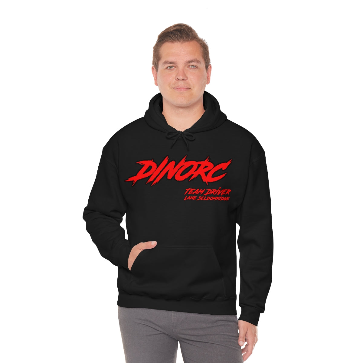 Tean Driver Lane Seldomridge DinoRC Logo Hooded Sweatshirt Heavy Blend™ Hooded Sweatshirt