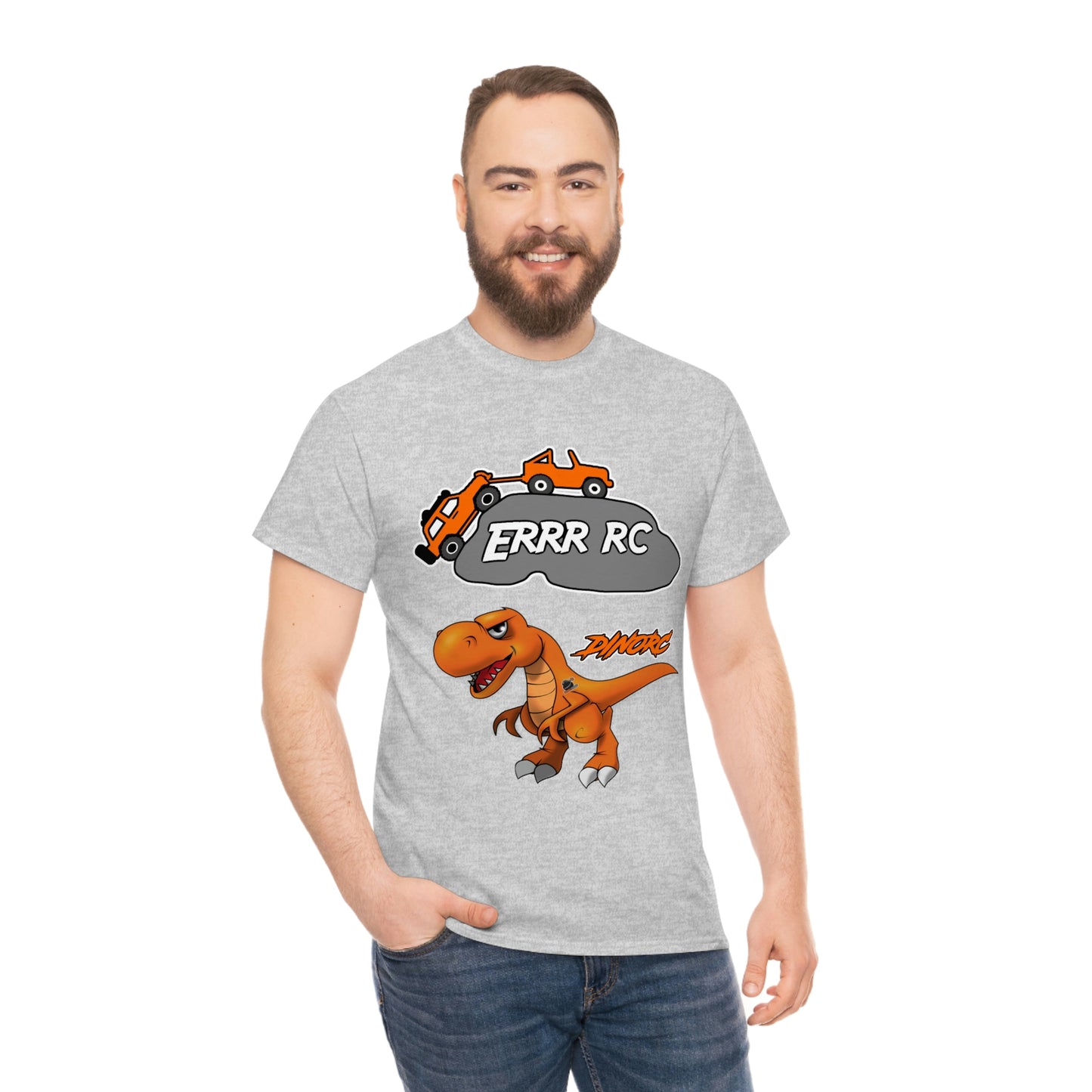 Team Driver Jordan Miller ERRR RC Front and Back DinoRc Logo T-Shirt S-5x 5 colors