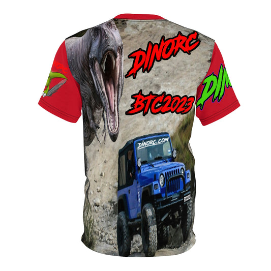 DinoRC BTC2023 Team Driver T Shirt Red Sleeves