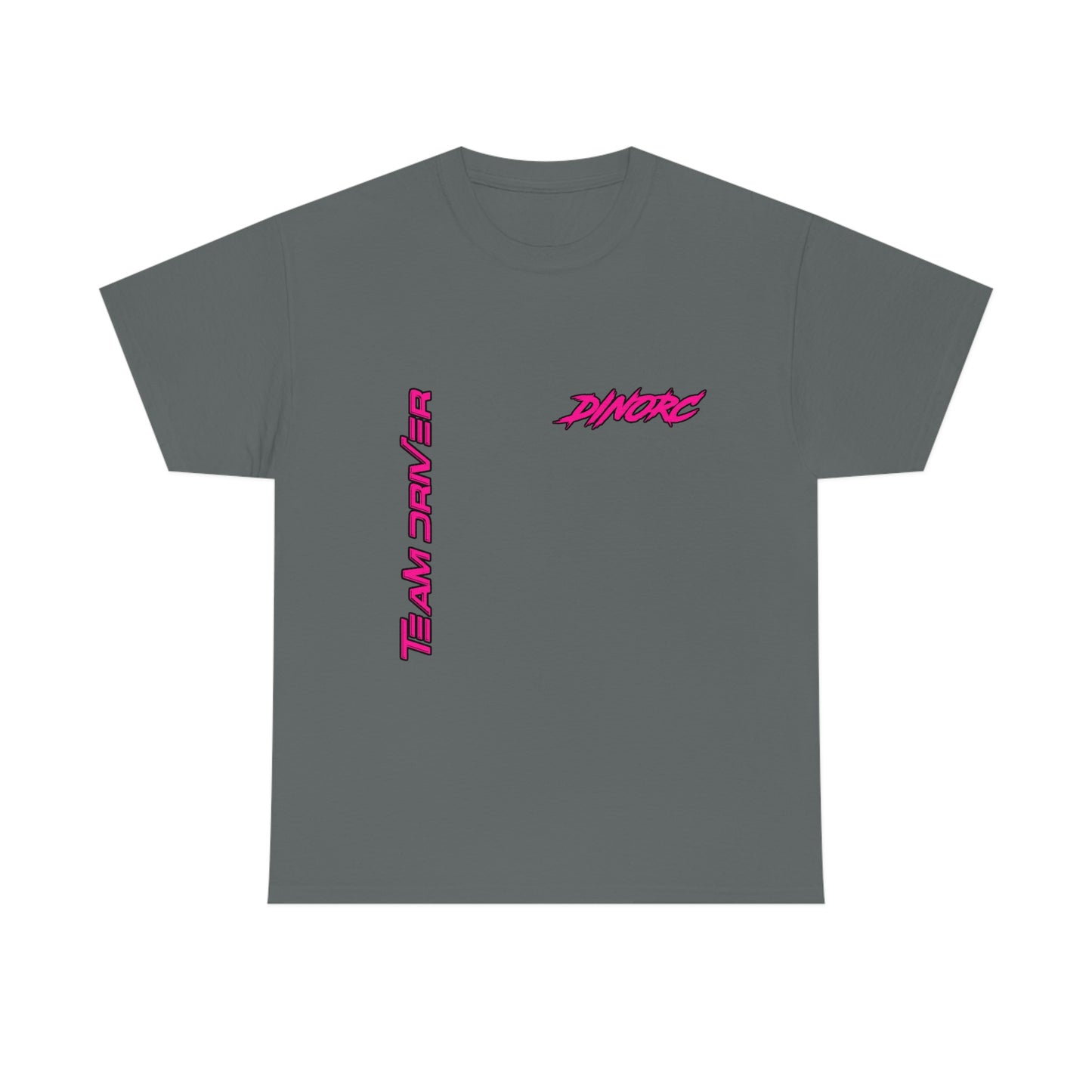 Vertical Team Driver Dino's Divas Front and Back DinoRc Logo T-Shirt S-5x 5 colors
