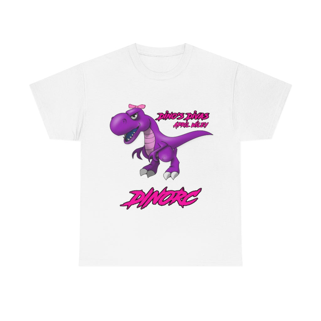 April Wiley Team Driver Dino's Divas DinoRc Logo T-Shirt S-5x
