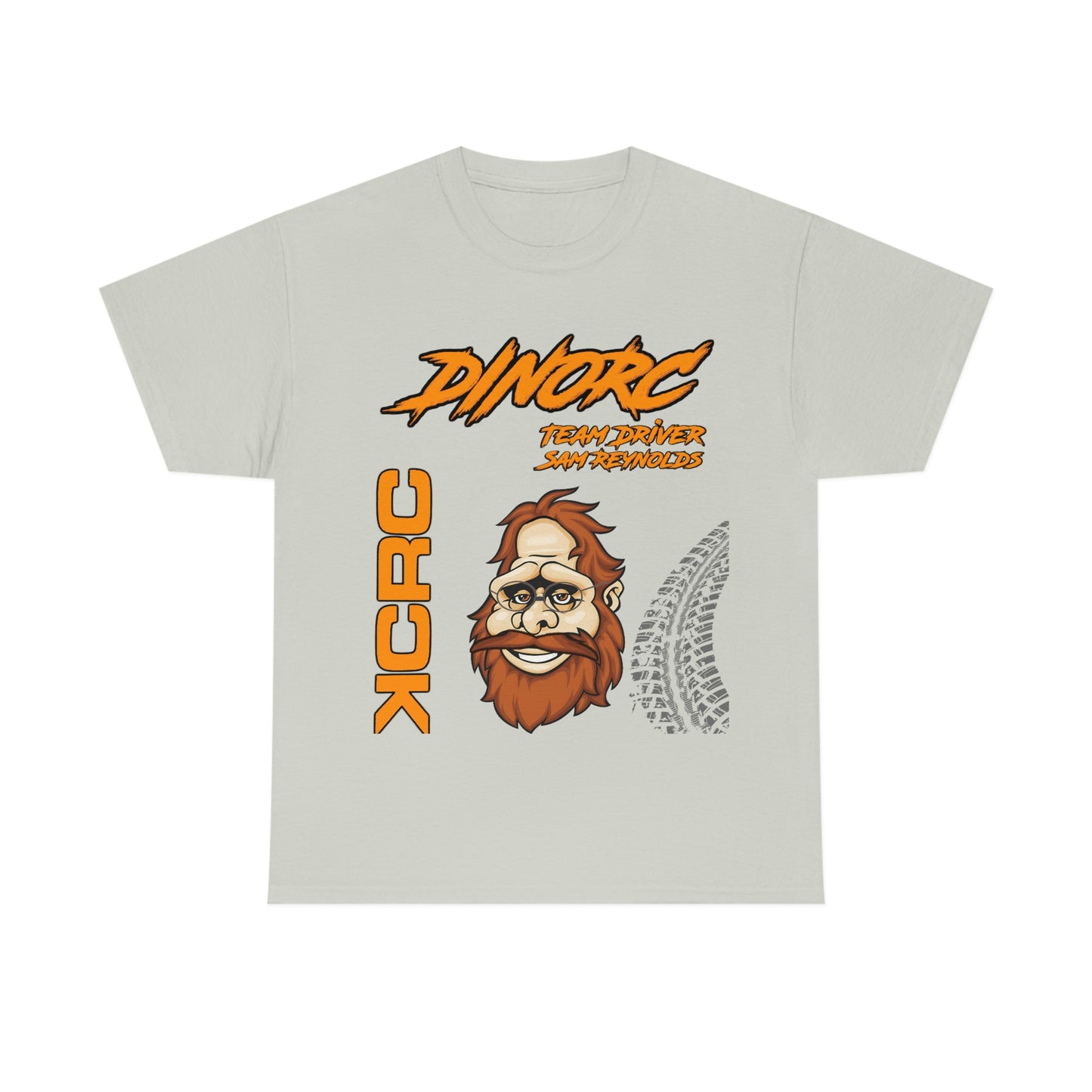 Team Driver Sam Reynolds Front and Back DinoRc Logo T-Shirt S-5x 5 colors