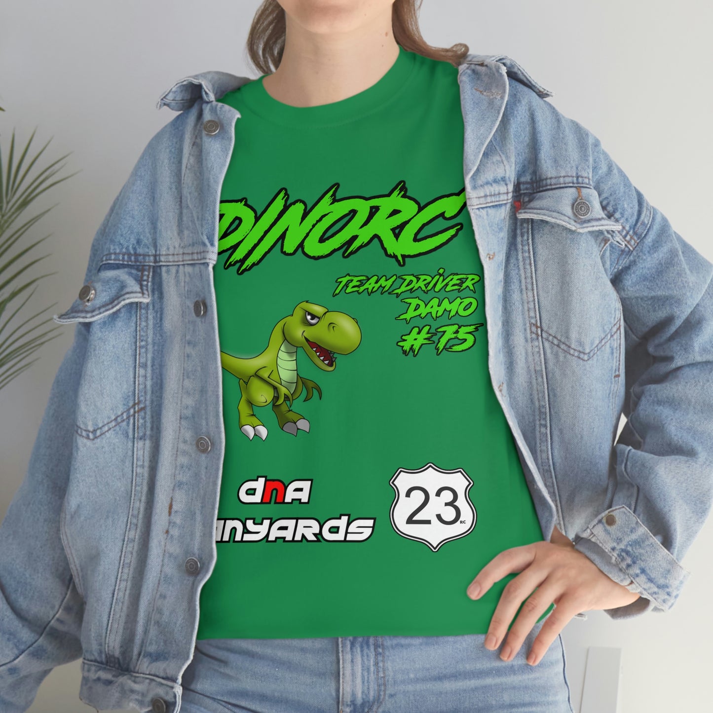 Team Driver DNA Lanyards Front and Back DinoRc Logo T-Shirt S-5x 5 colors