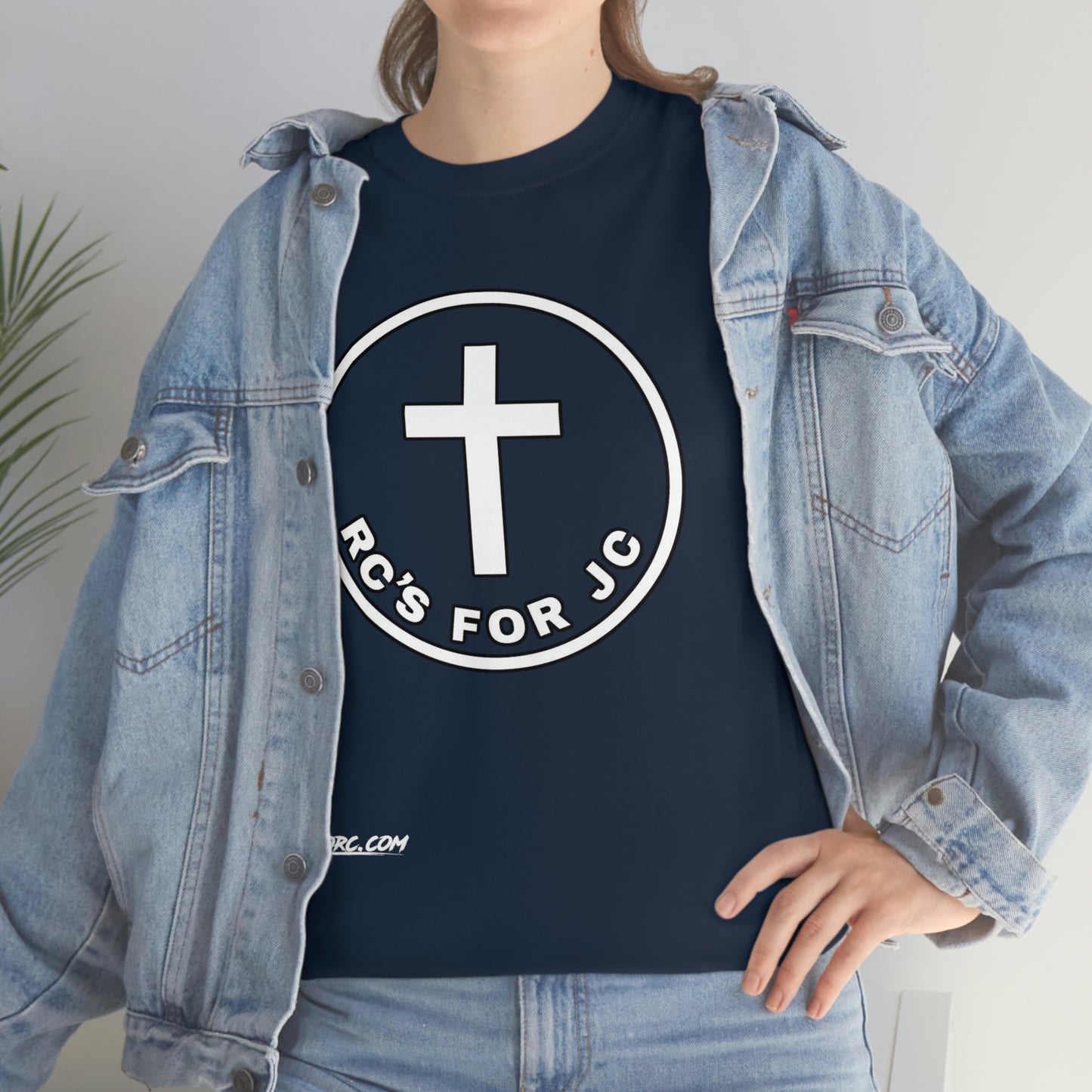 RCSFORJC White Logo 10 color Front only T-Shirt 10 colors S-5x