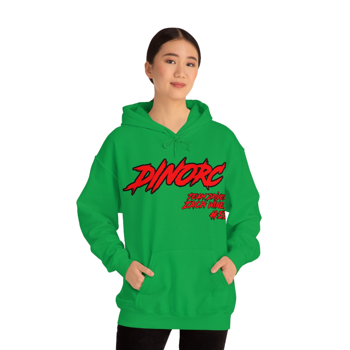 Team Driver Zach Wines DinoRC Logo Hooded Sweatshirt Heavy Blend™ Hooded Sweatshirt
