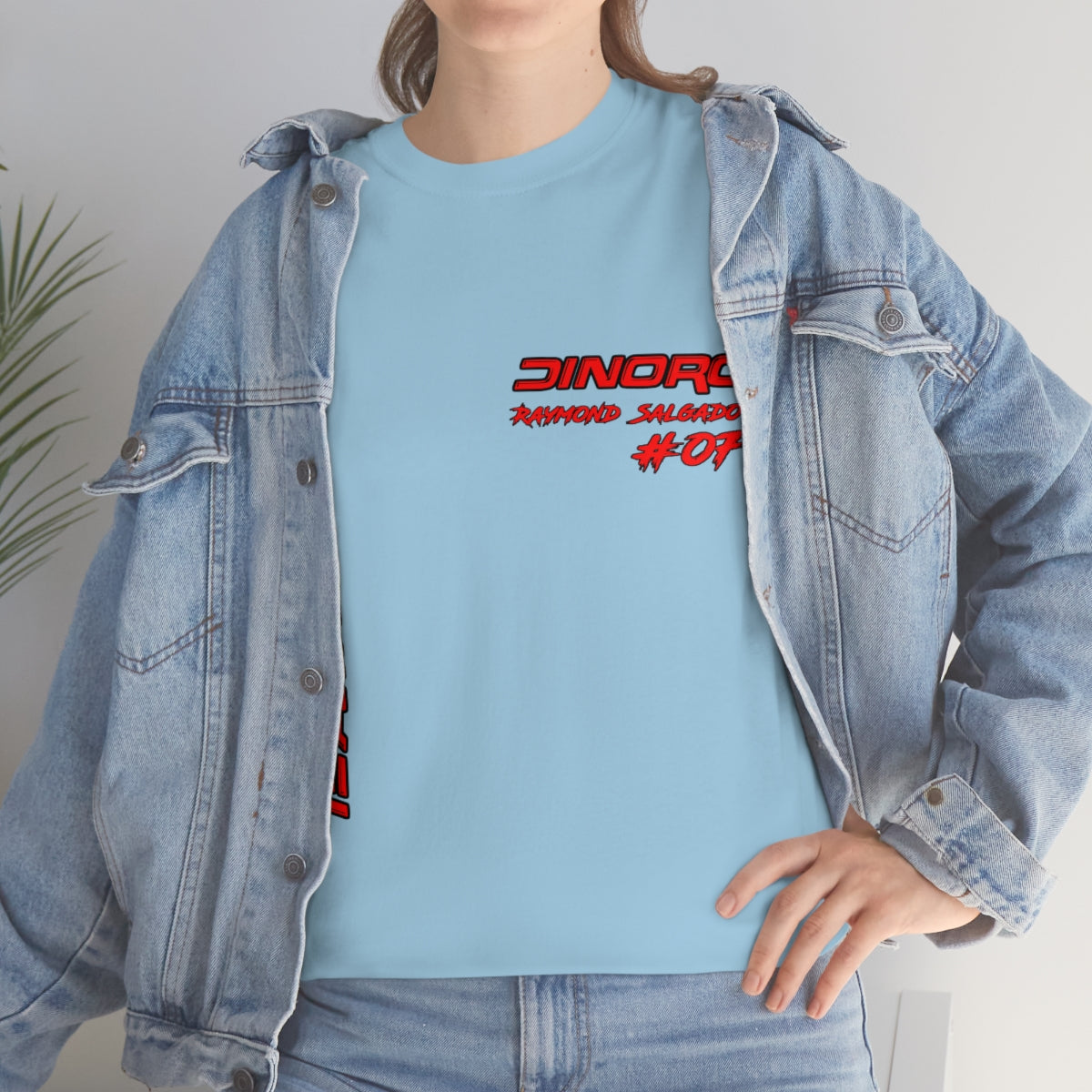 Team Driver Raymond Salgado Front and Back DinoRc Logo T-Shirt S-5x 5 colors