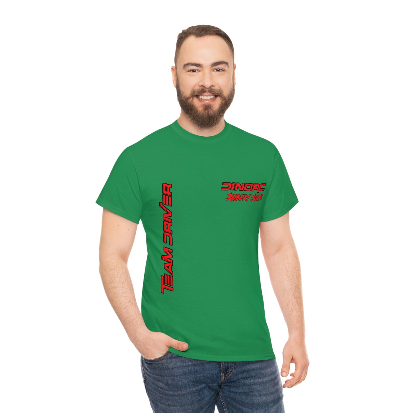 Team Driver Robert Cole Front and Back DinoRc Logo T-Shirt S-5x 5 colors