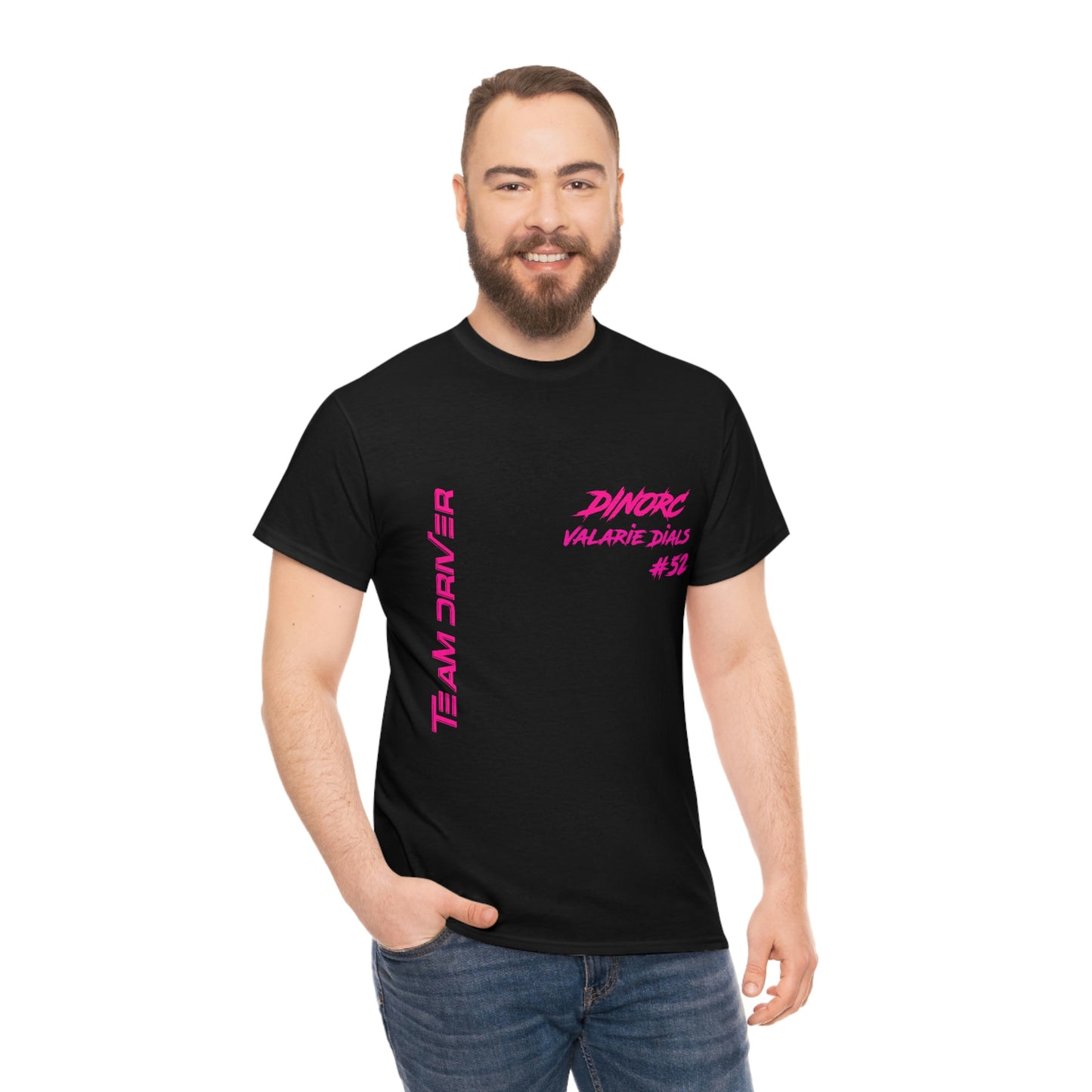 Team Driver Valarie Dials Dino's Divas Front and Back DinoRc Logo T-Shirt S-5x 5 colors