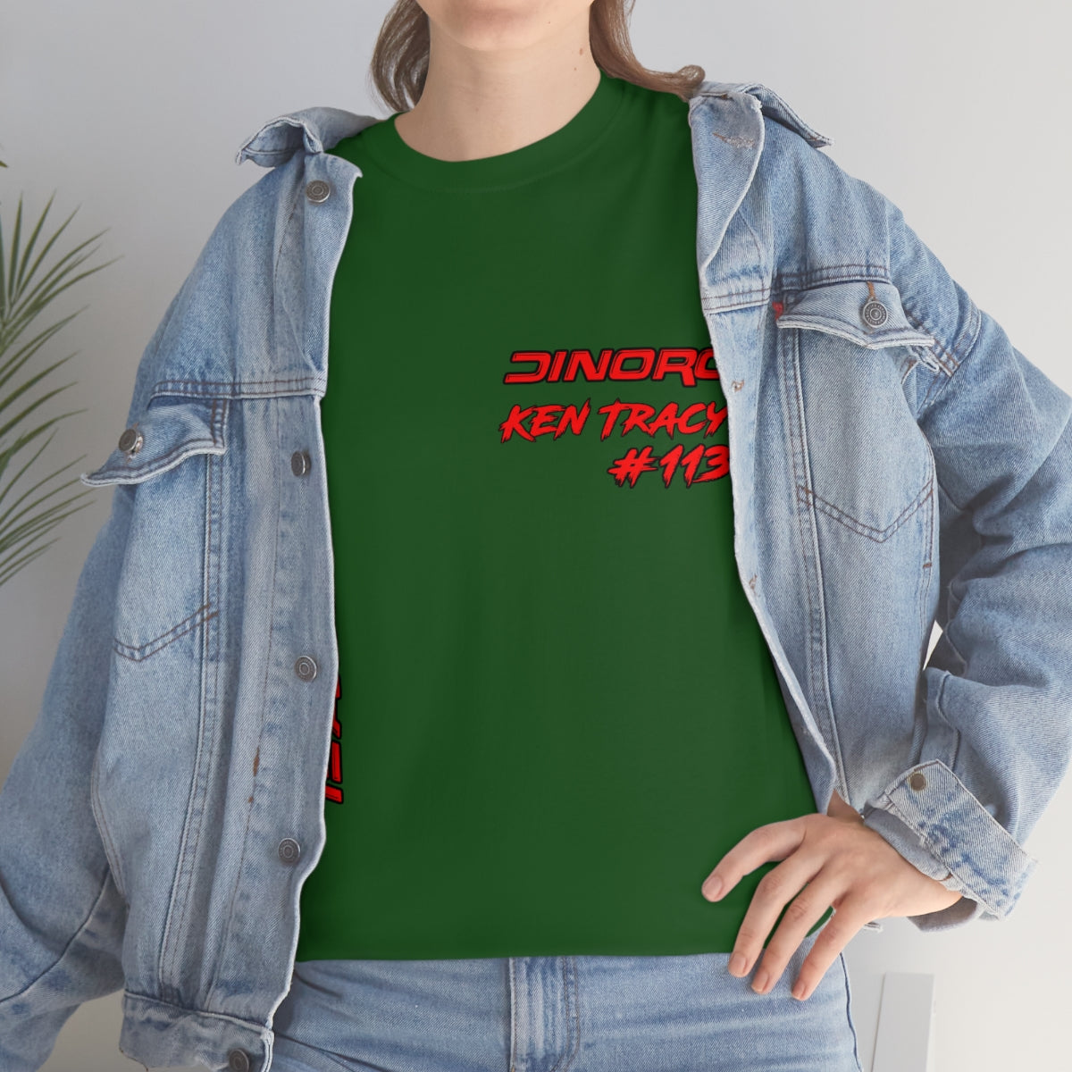 Team Driver Ken Tracy Front and Back DinoRc Logo T-Shirt S-5x 5 colors