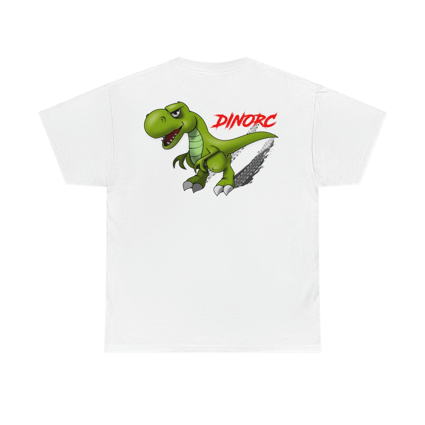 RCA Remote Control Addict Front Back DinoRc Logo T-Shirt S-5x Black White Green Blue