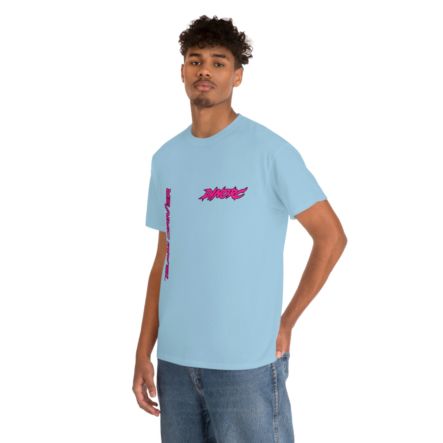 Vertical Team Driver Dino's Divas Front and Back DinoRc Logo T-Shirt S-5x 5 colors
