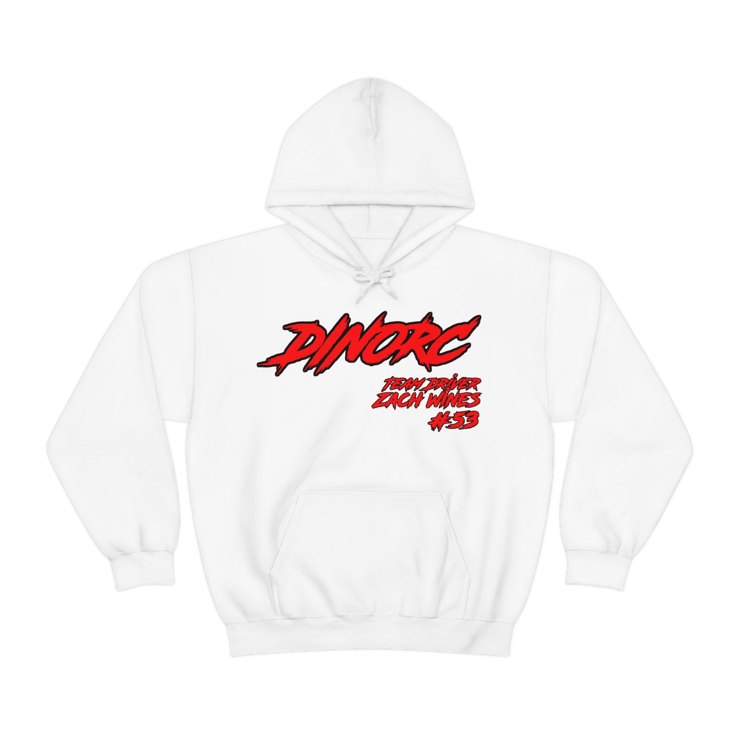 Team Driver Zach Wines DinoRC Logo Hooded Sweatshirt Heavy Blend™ Hooded Sweatshirt
