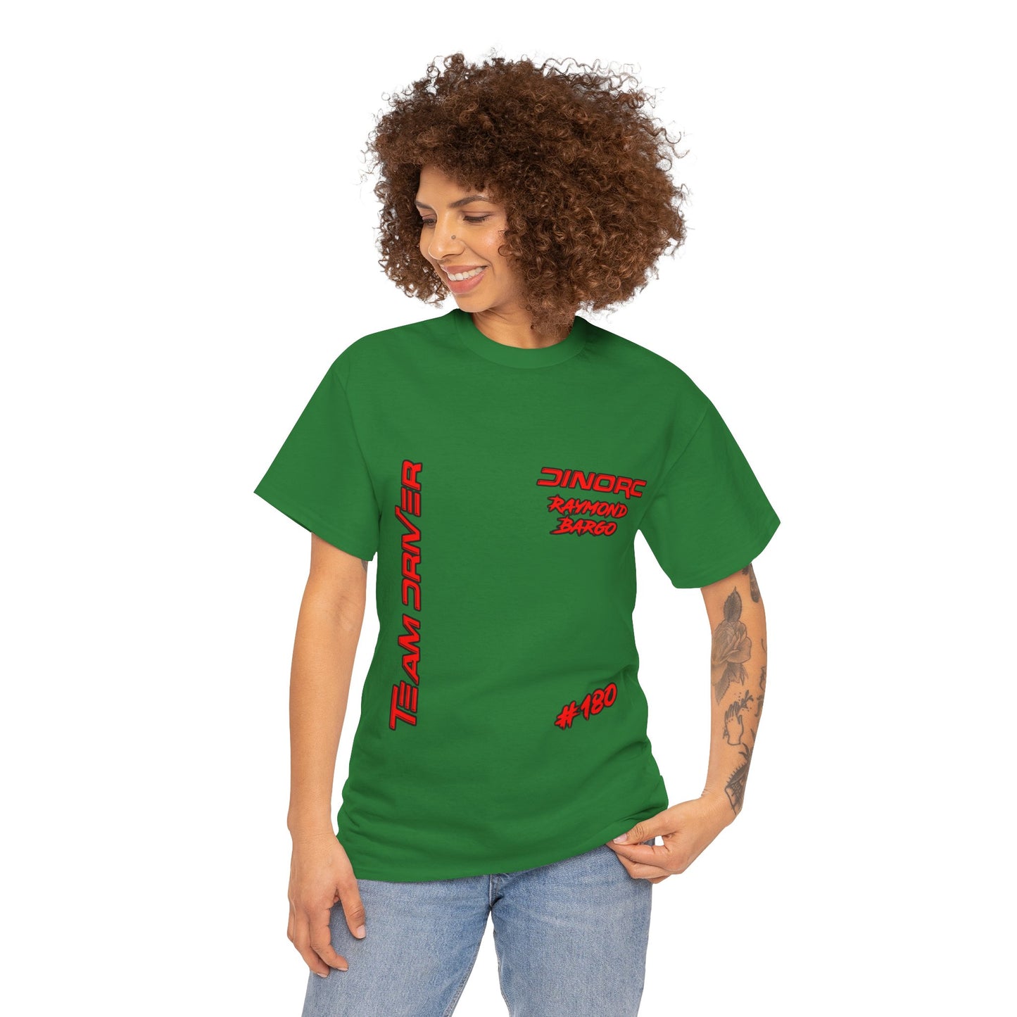 Raymond Bargo Front and Back DinoRc Logo T-Shirt S-5x 5 colors