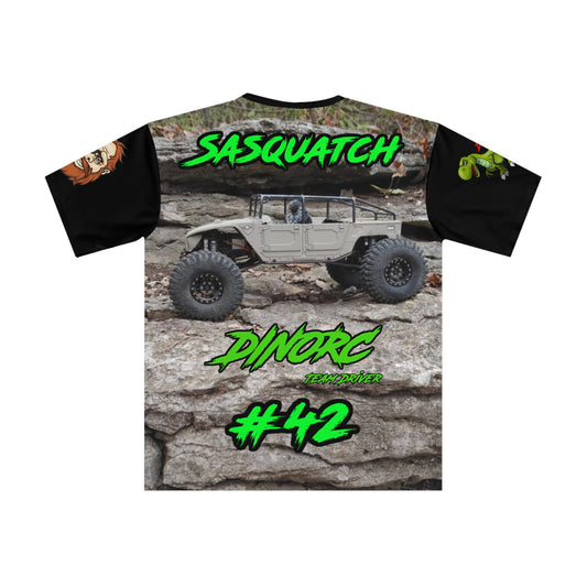 Sasquatch Team Driver DinoRc Loose T-shirt (AOP)