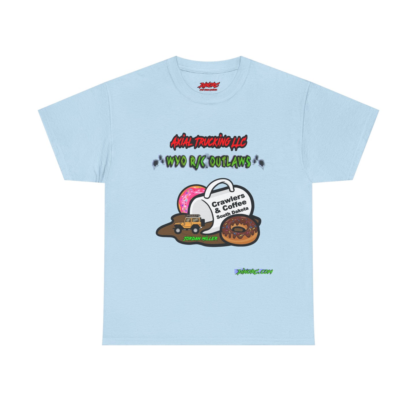 Copy of WYO R/C OUTLAWS DinoRc Logo T-Shirt S-5x Black Green