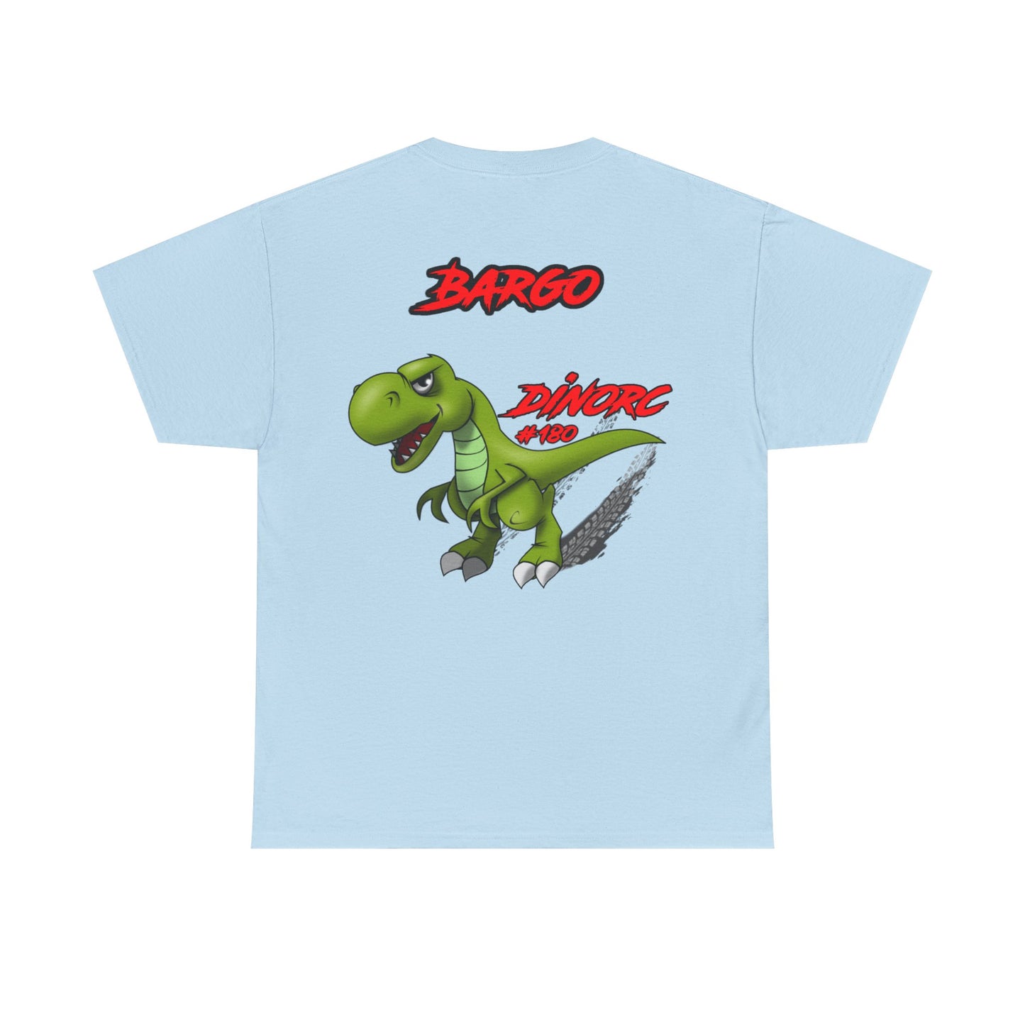 Raymond Bargo Front and Back DinoRc Logo T-Shirt S-5x 5 colors