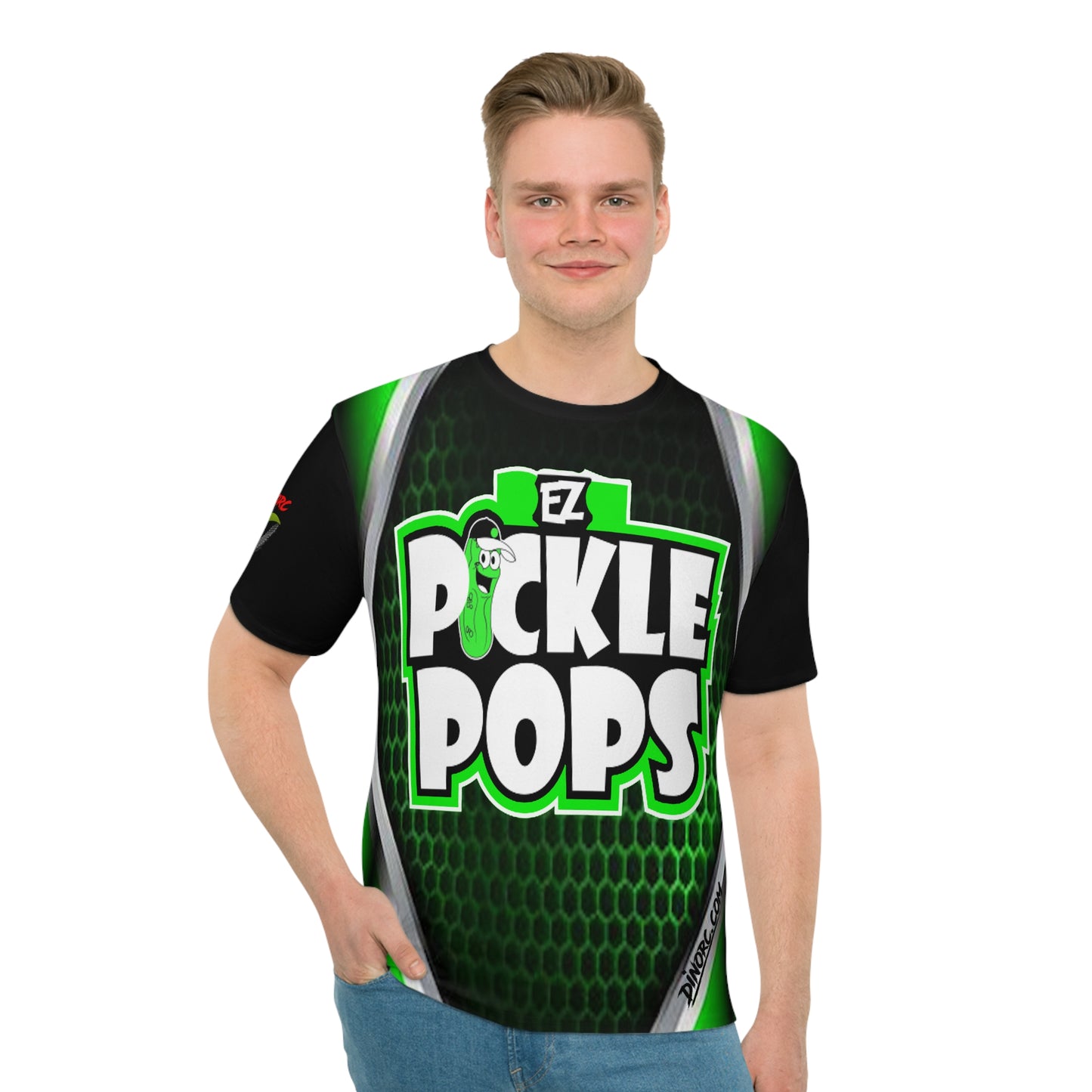 Harley Campbell Pickle Team Driver DinoRc Loose T-shirt (AOP)