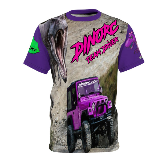 Dino Diva's T Shirt purple Sleeves
