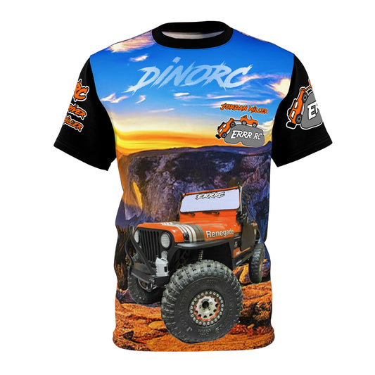 Jordan Miller ERRC  DinoRC Team Driver T Shirt Black Sleeves