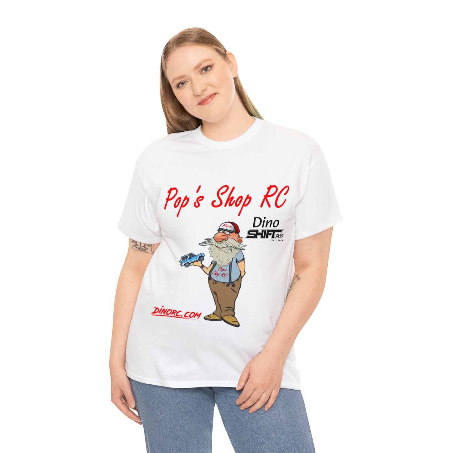 Dino's Pop's Shop RC  Logo T-Shirt S-5x