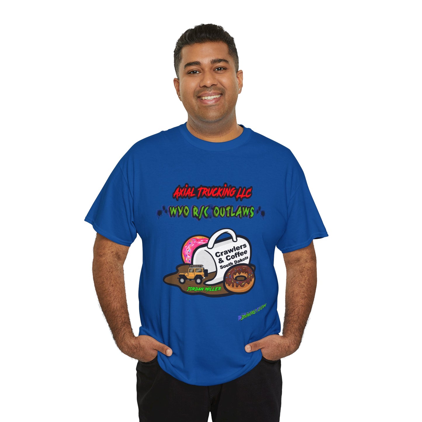 Copy of WYO R/C OUTLAWS DinoRc Logo T-Shirt S-5x Black Green