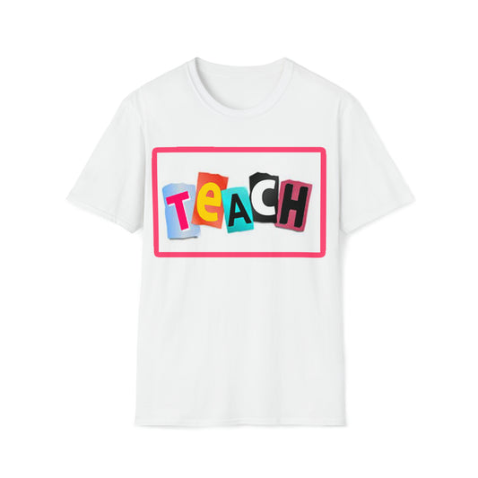 Teach Logo Unisex Softstyle T-Shirt