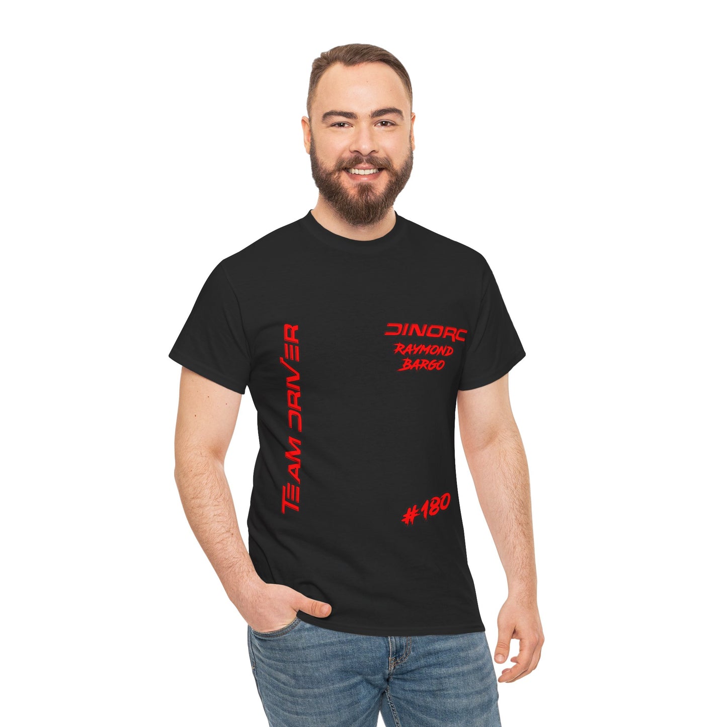 Raymond Bargo Front and Back DinoRc Logo T-Shirt S-5x 5 colors