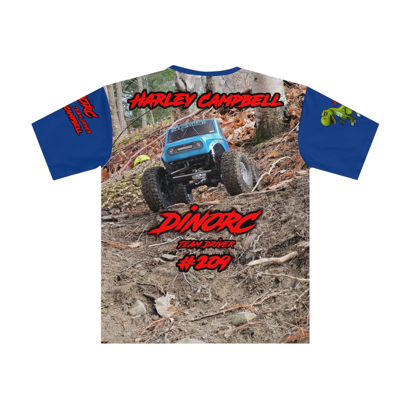 Harley Campbell Team Driver DinoRc Loose T-shirt (AOP)