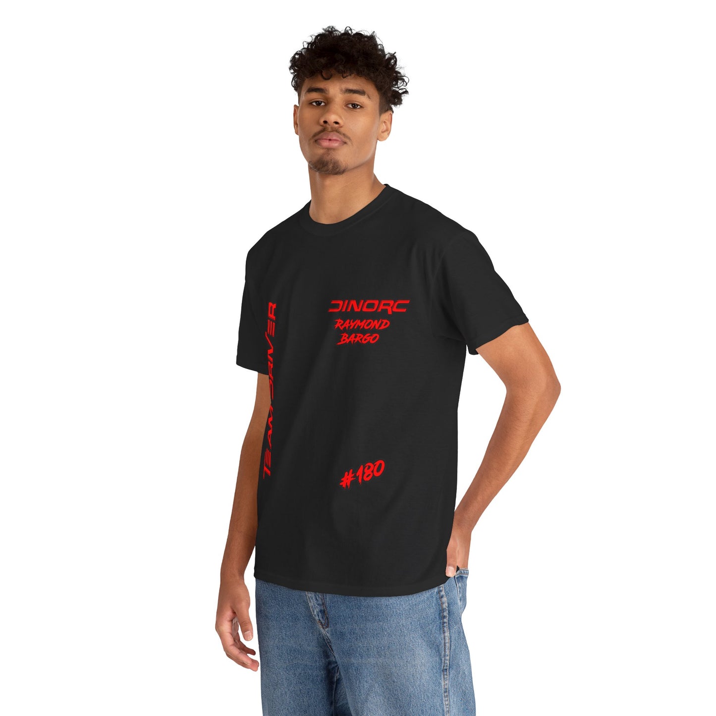 Raymond Bargo Front and Back DinoRc Logo T-Shirt S-5x 5 colors