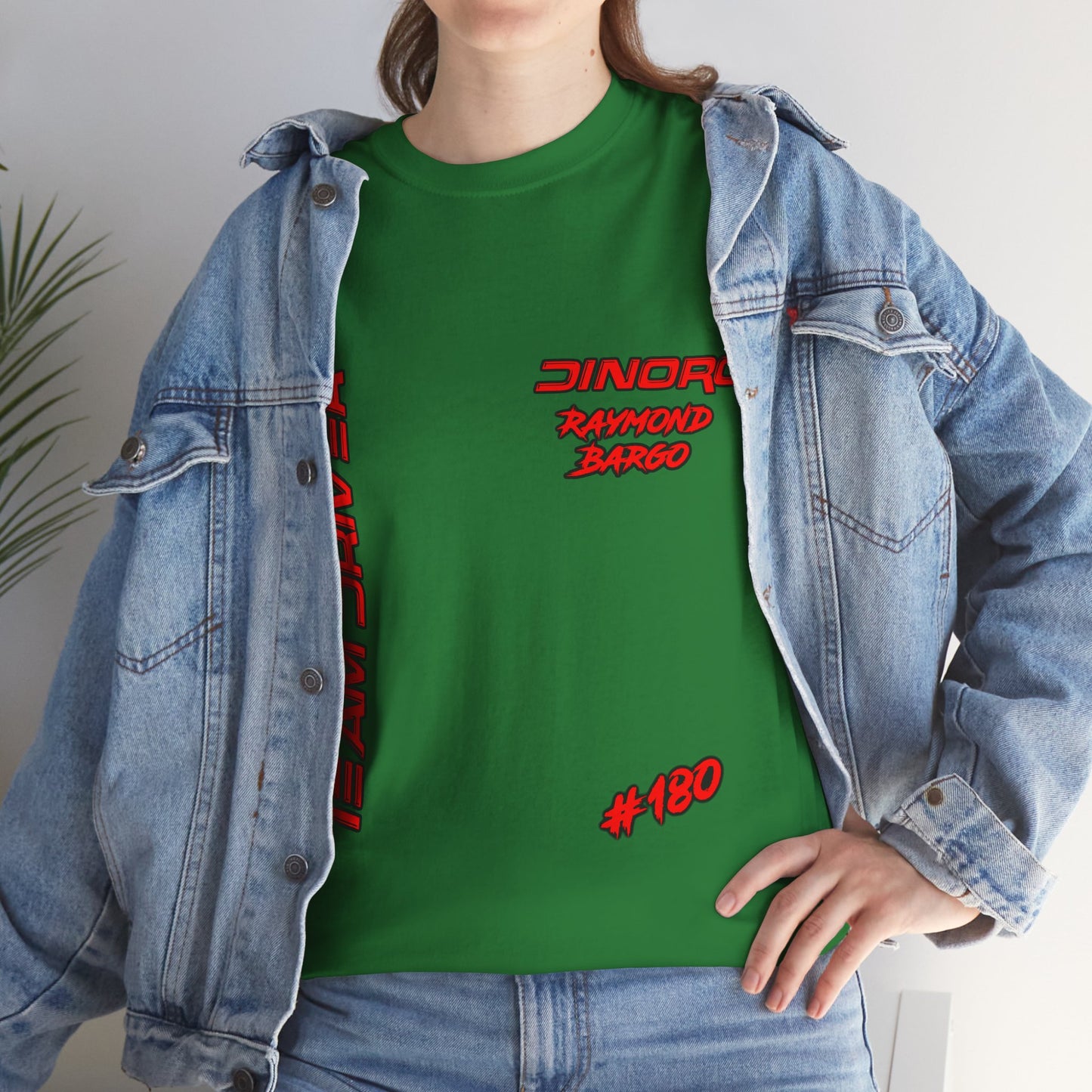 Raymond Bargo Front and Back DinoRc Logo T-Shirt S-5x 5 colors