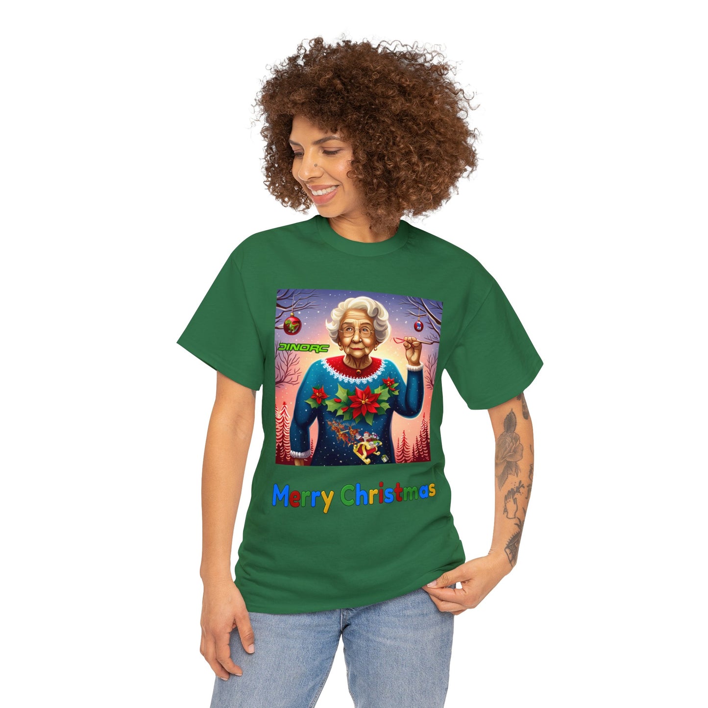 Ugly Christmas DinoRC Logo Front T-Shirt 10 colors  S-5x